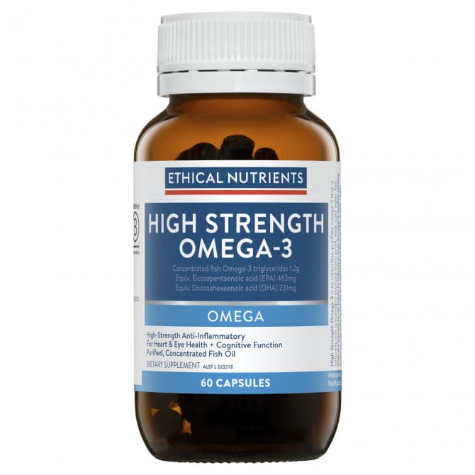 Buy Ethical Nutrients High Strength Omega 3 60 Capsules Online